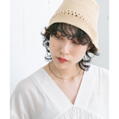 ケービーエフ KBF チューリップニットHAT （BEIGE）｜詳細画像