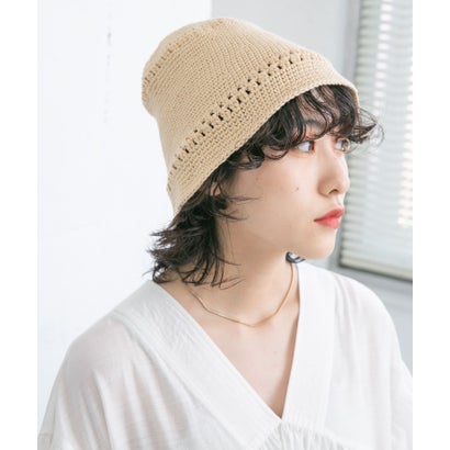 ケービーエフ KBF チューリップニットHAT （BEIGE）｜詳細画像