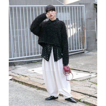 ケービーエフ KBF クロップドフェザープルオーバー （BLACK）｜詳細画像