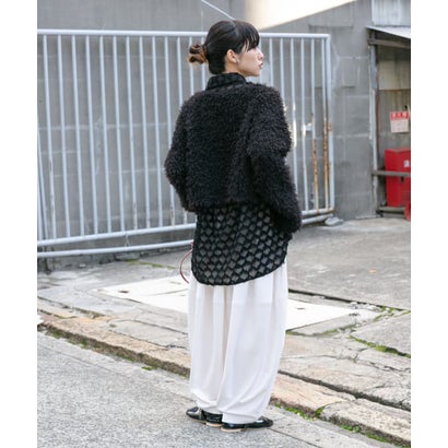 ケービーエフ KBF クロップドフェザープルオーバー （BLACK）｜詳細画像