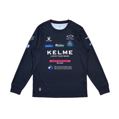 KELME ジュニア プラッシーロングプラクティスシャツ(ネイビー)｜詳細画像
