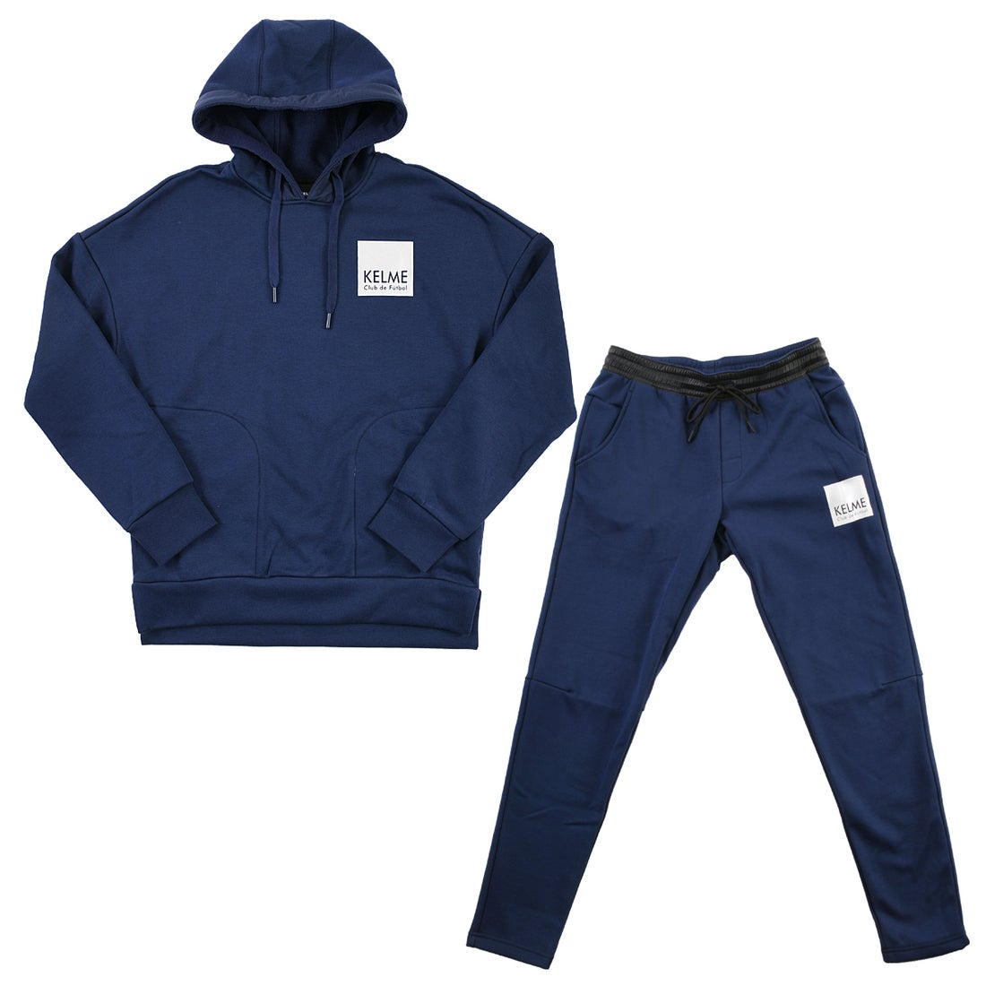 KELME フード付きジャージ上下 ネイビー（KELME フード付きジャージ 