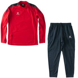 KELME サッカーウェア 上下セット レッド ブラック KELME ケルメ トレーニングジャケット＆トレーニングパンツ(レッド
