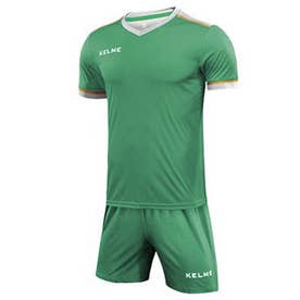 ケルメ フットボールシャツ&パンツセット(グリーン)◆チームオーダーキャンペーン対象