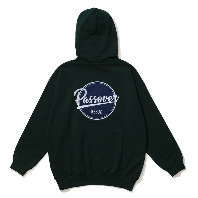 
                    【EXCLUSIVE】 x PASSOVER BB LOGO SWEAT HOODIE GREEN （PO GREEN）