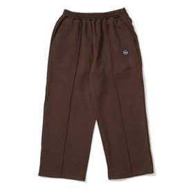BB SMALL WAPPEN SWEAT PIN TUCK PANTS BROWN （BROWN）