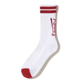 2 LINE WHITE ICON SOX （RED）