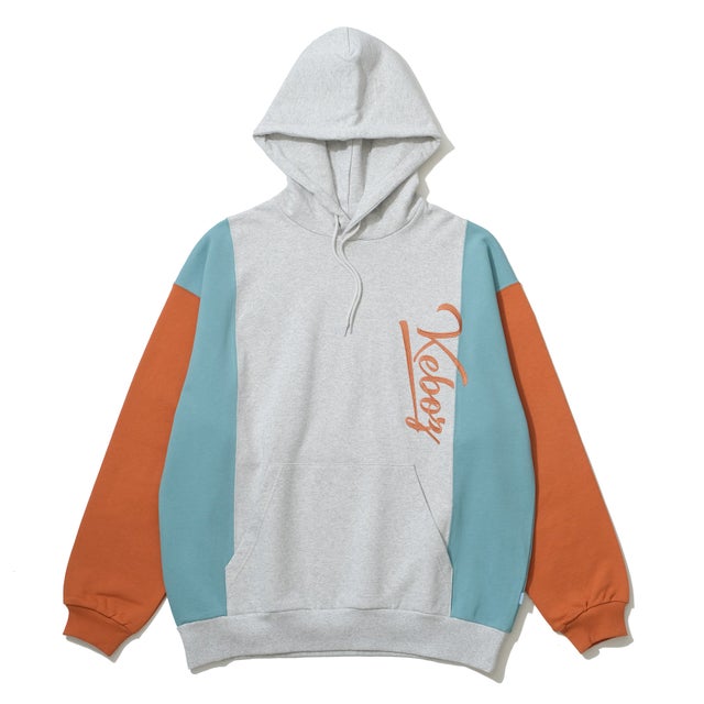 
                    ICON VERTICAL COLOR SWEAT HOODIE （HEATHER GRAY）