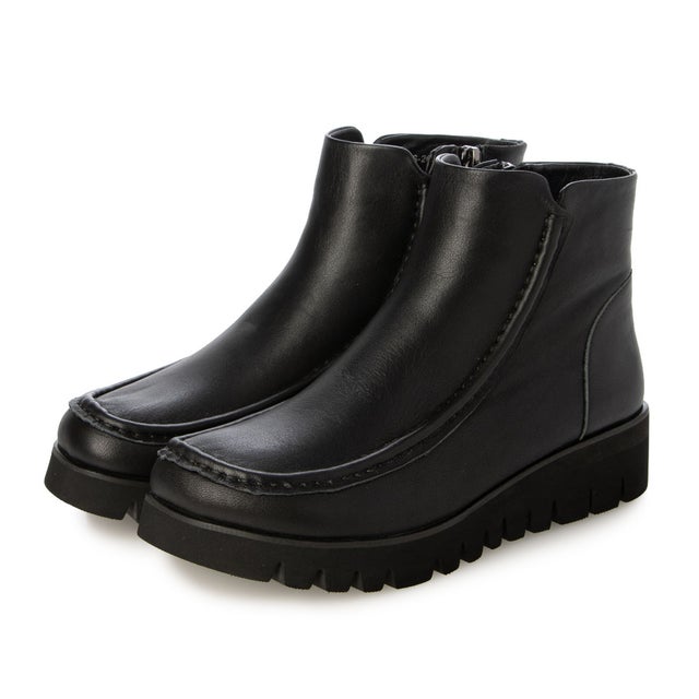 Uモカシンデザインブーツ （BLK）