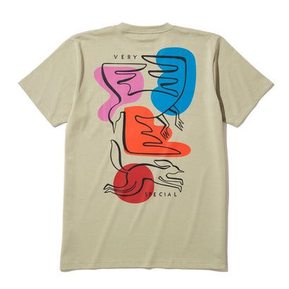 アウトサイド ザ ラインズ Tシャツ（Outside The Lines T-shirt） （Greige）｜詳細画像