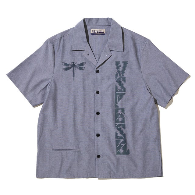 ガシアス ブイスペッシュ 2.0 SS バケイ ボタンダウン（GASIUS VSPESH 2.0 SS VACAY BUTTON DOWN） （Black）