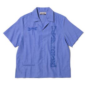 ガシアス ブイスペッシュ 2.0 SS バケイ ボタンダウン（GASIUS VSPESH 2.0 SS VACAY BUTTON DOWN） （Yurple）