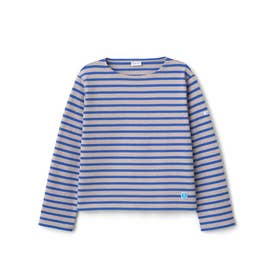 コットン ルールド クルーネック ワイド バスクシャツ ソリッド（Cotton Lourd Crew Neck Wide Basque Shirt Solid） （BROWNING×PERSIAN）