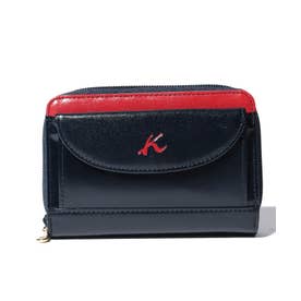 キタムラケイツウ キタムラK2 日本製 牛革二つ折り財布 Dー22