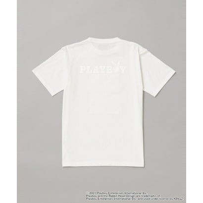 キングズ KINGZ 「PLAYBOY x KINGZ」コラボレーションフォトTシャツ (ホワイト)｜詳細画像