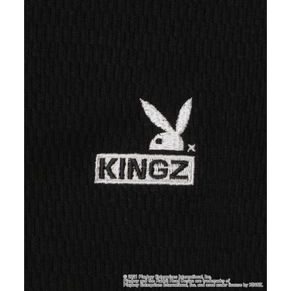 キングズ KINGZ 「PLAYBOY x KINGZ」コラボレーション長袖Tシャツ (ブラック)｜詳細画像