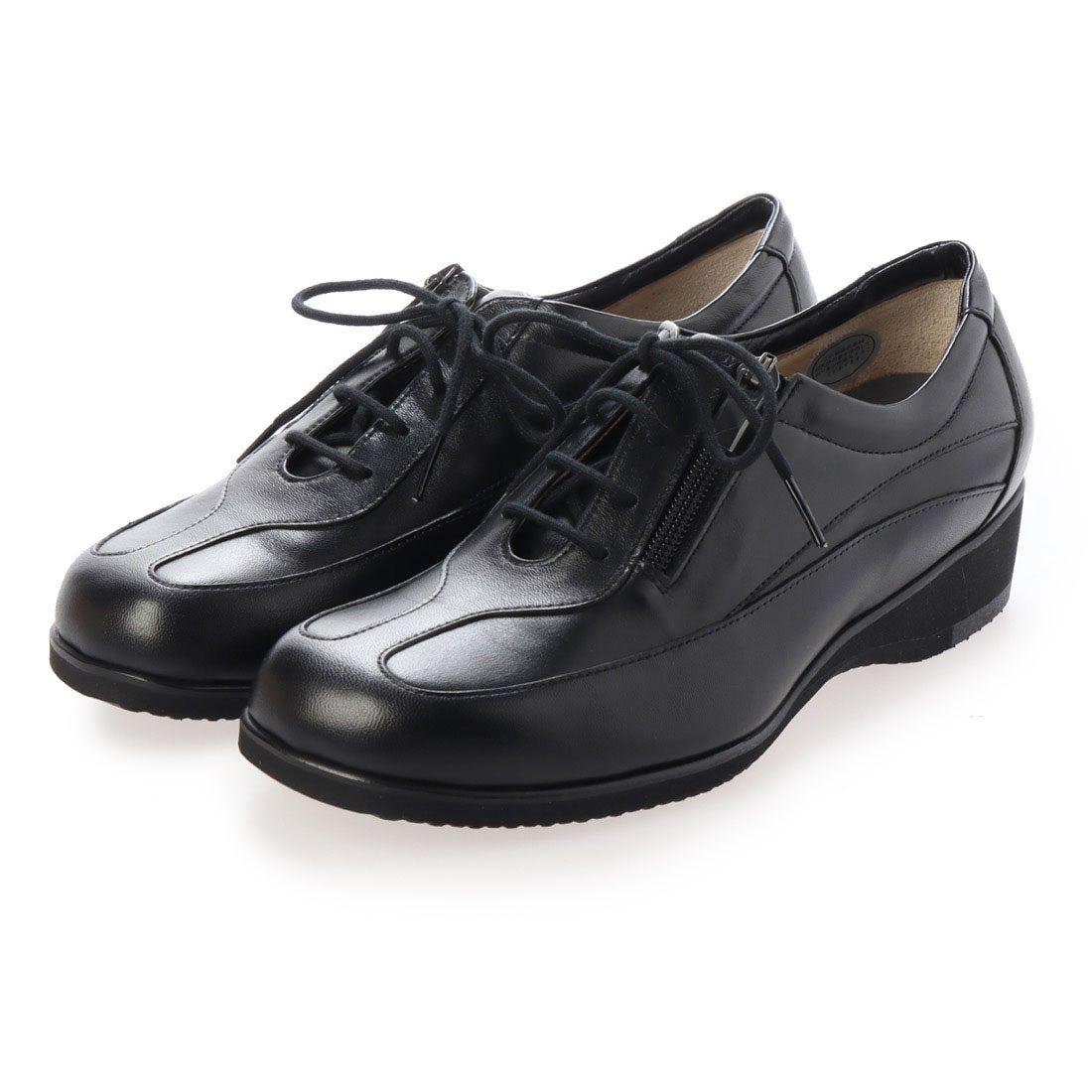 菊地の靴　レディース　24㎝　ブラック