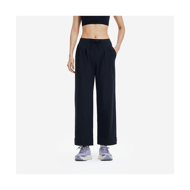 /レディス/ランニング レディース 涼感/UVカットロングパンツ RUN DRY 500 BLK （ブラック）