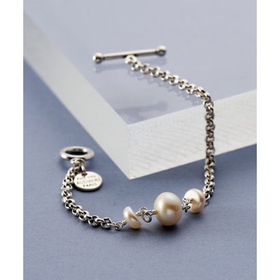 bracelet Pia perle naturelle caine laito （シルバー）｜詳細画像
