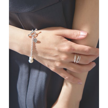 bracelet Pia perle naturelle caine laito （シルバー）｜詳細画像