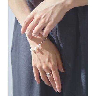 bracelet Pia perle naturelle caine laito （シルバー）｜詳細画像