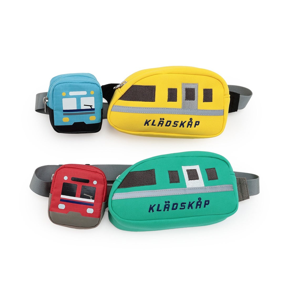 クレードスコープkladskap ボトム クレードスコープ kladskap 電車ボディバッグ （エメラルド グリーン