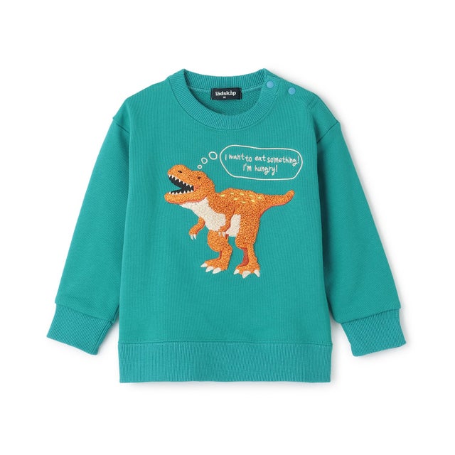 【人気商品再入荷】【直営店で取り扱い無し】恐竜サガラトレーナー （ブルー グリーン）