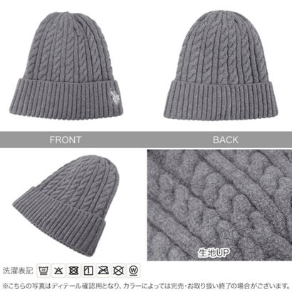 [ U.S. POLO ASSN. ] ケーブルニット帽[J1224] （グレー）｜詳細画像