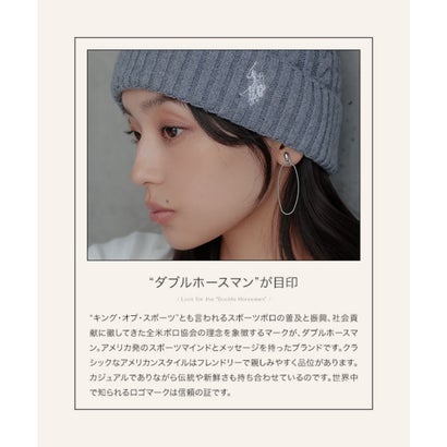 [ U.S. POLO ASSN. ] ケーブルニット帽[J1224] （アイボリー）｜詳細画像