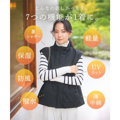 コウベレタス KOBE LETTUCE [ あったか裏シャギー ] キルティングジップアウター [K1370] （アイボリー）｜詳細画像