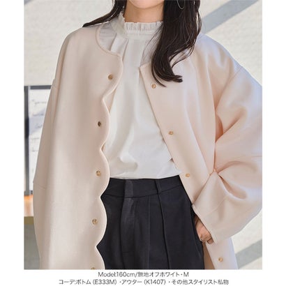 [ セレモニー ]【プチ】 [ Petitle / プチレ ] ブラウス (単品)【プチ】 [X471C] （無地ネイビー）｜詳細画像
