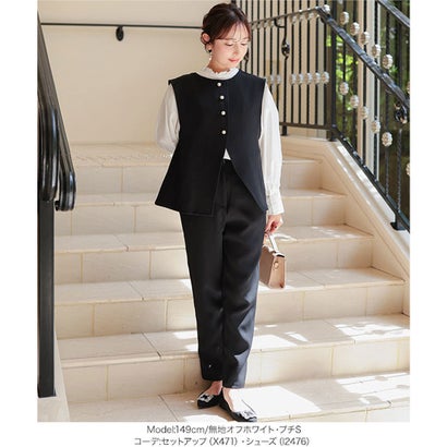 [ セレモニー ]【プチ】 [ Petitle / プチレ ] ブラウス (単品)【プチ】 [X471C] （シアーオフホワイト）｜詳細画像