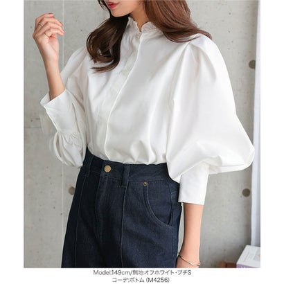 [ セレモニー ]【プチ】 [ Petitle / プチレ ] ブラウス (単品)【プチ】 [X471C] （シアーオフホワイト）｜詳細画像