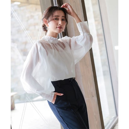 [ セレモニー ]【プチ】 [ Petitle / プチレ ] ブラウス (単品)【プチ】 [X471C] （シアーオフホワイト）｜詳細画像
