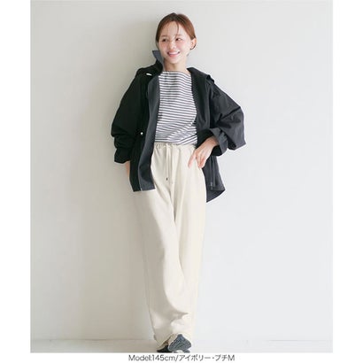 コウベレタス KOBE LETTUCE [ 田中亜希子さんコラボ ]裏起毛スウェットタックパンツ【プチ】[選べる2丈] [M4214] （ブラウン）｜詳細画像