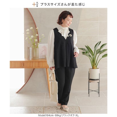 [ セレモニー ] M L XL サイズが選べる マルチウェイ3点スーツ [X489] （グレーオフ）｜詳細画像
