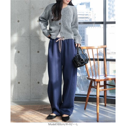 [ 裏起毛 ] 裏ボア配色スウェットパンツ[ M L 選べるサイズ ] [M4478] （杢グレー）｜詳細画像