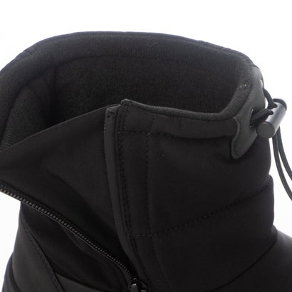 ブーツ シューズ 靴 スノーブーツ ドローコード ショートブーツ レディース 防水 防滑 保温 防寒 （BLACK）｜詳細画像