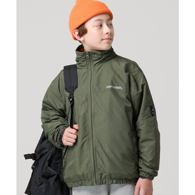 裏 フリース 撥水スタンド ジャケット （OLIVE GREEN）