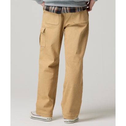 クリフ メイヤー KRIFF MAYER 裏起毛 カラー デニム カーゴパンツ （BEIGE）｜詳細画像