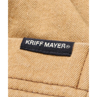 クリフ メイヤー KRIFF MAYER 裏起毛 カラー デニム カーゴパンツ （BEIGE）｜詳細画像