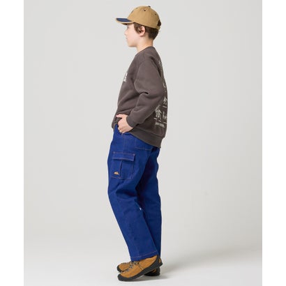 クリフ メイヤー KRIFF MAYER 裏起毛 カラー デニム カーゴパンツ （BLUE）｜詳細画像