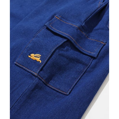 クリフ メイヤー KRIFF MAYER 裏起毛 カラー デニム カーゴパンツ （BLUE）｜詳細画像