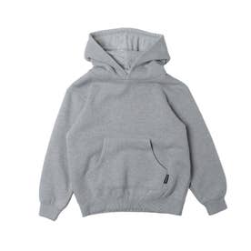 サガラ 刺繍 裏起毛 パーカー (フード ロゴ ) （GRAY）