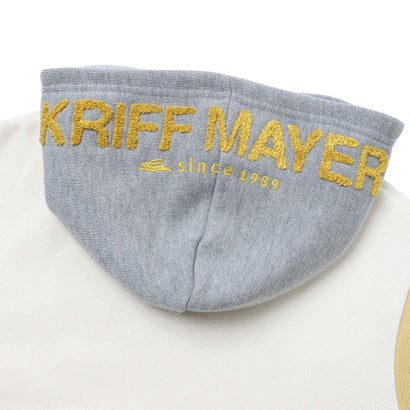クリフ メイヤー KRIFF MAYER サガラ 刺繍 裏起毛 パーカー (フード ロゴ ) （OFF）｜詳細画像