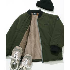 裏ふわ中綿スタジャン （OLIVE GREEN）