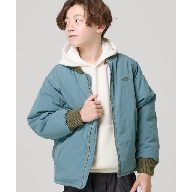 裏ふわ中綿スタジャン （BLUE）