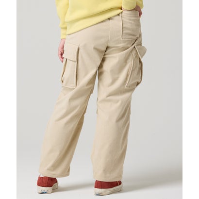 裏起毛 コーデュロイ カーゴパンツ （NATURAL）｜詳細画像