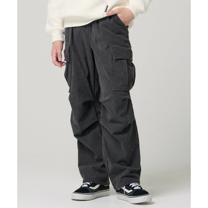 裏起毛 コーデュロイ カーゴパンツ （CHARCOAL）｜詳細画像