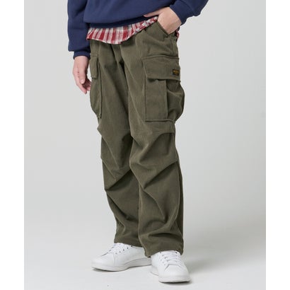 裏起毛 コーデュロイ カーゴパンツ （OLIVE GREEN）｜詳細画像